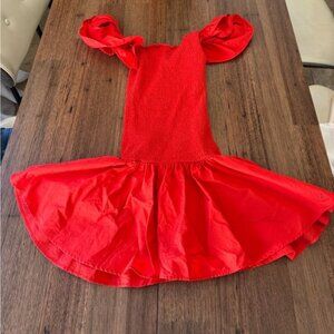 Zara Red Mini stretchy Dress